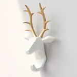 Hang Your Keys in Style with Animals Head Key Hook Wall Hanger Rack Holder Unique and Practical