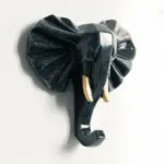 Hang Your Keys in Style with Animals Head Key Hook Wall Hanger Rack Holder Unique and Practical