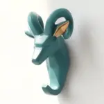 Hang Your Keys in Style with Animals Head Key Hook Wall Hanger Rack Holder Unique and Practical