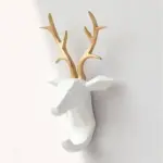 Hang Your Keys in Style with Animals Head Key Hook Wall Hanger Rack Holder Unique and Practical