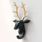 Hang Your Keys in Style with Animals Head Key Hook Wall Hanger Rack Holder Unique and Practical