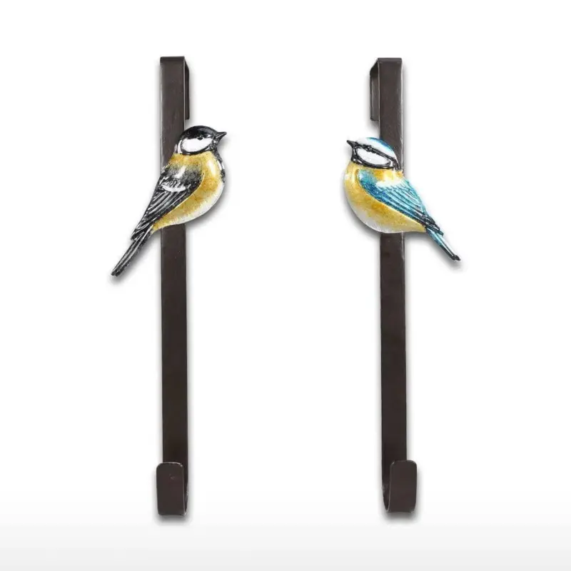 Hang Your Towels in Style with Bird Door Hook Hanger Rack
