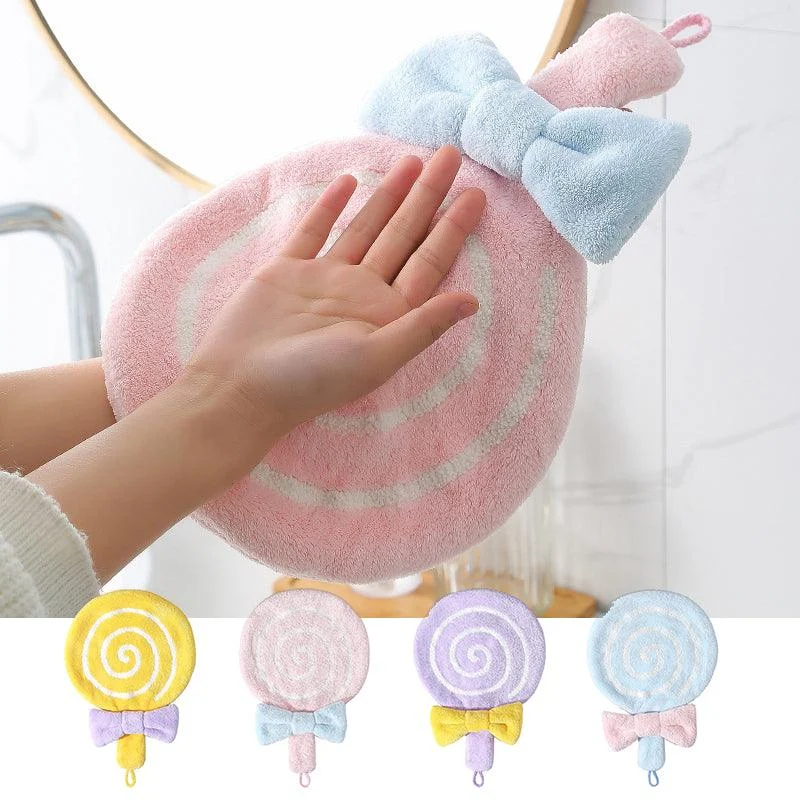 Hangable Lollipop Cute Children Hand Towel -  - #tag1#