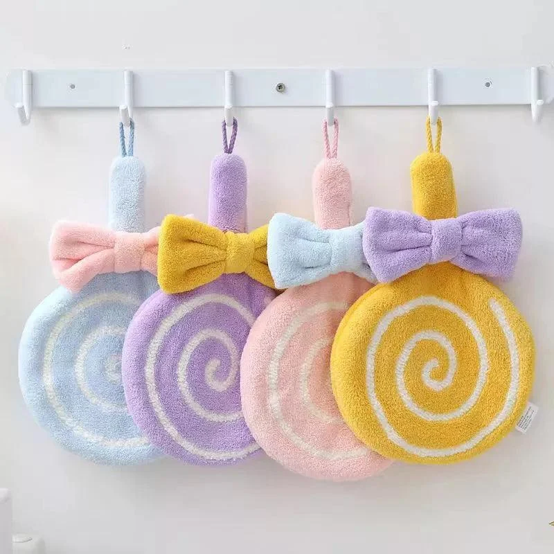 Hangable Lollipop Cute Children Hand Towel -  - #tag1#