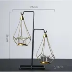 Hanging Diamond Candle Holder