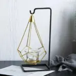 Hanging Diamond Candle Holder