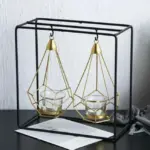 Hanging Diamond Candle Holder
