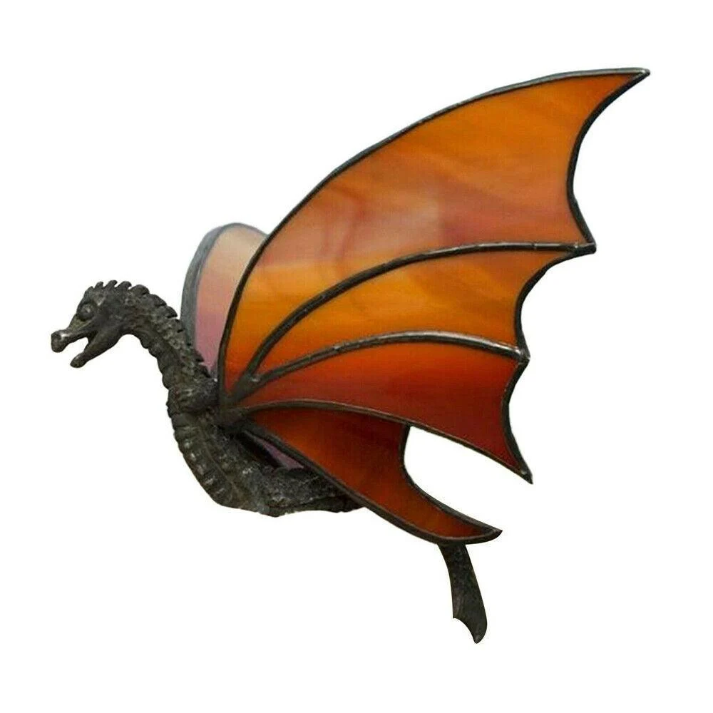 Hanging Dragon Stained Suncatcher Handmade Glass Window Decoration -  - #tag1#