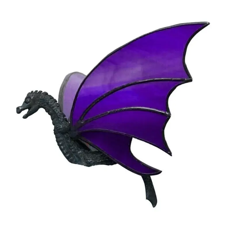 Hanging Dragon Stained Suncatcher Handmade Glass Window Decoration tag1