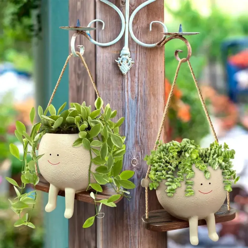 Hanging Flower Pot Garden Decoration tag1