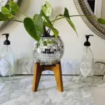 Hanging_Glass_Disco_Ball_Mirror_Vase_Planter_-_-4201232 Hanging Glass Disco Ball Mirror Vase Planter