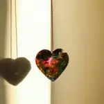 Hanging Heart Suncatcher Prism Crafts tag1