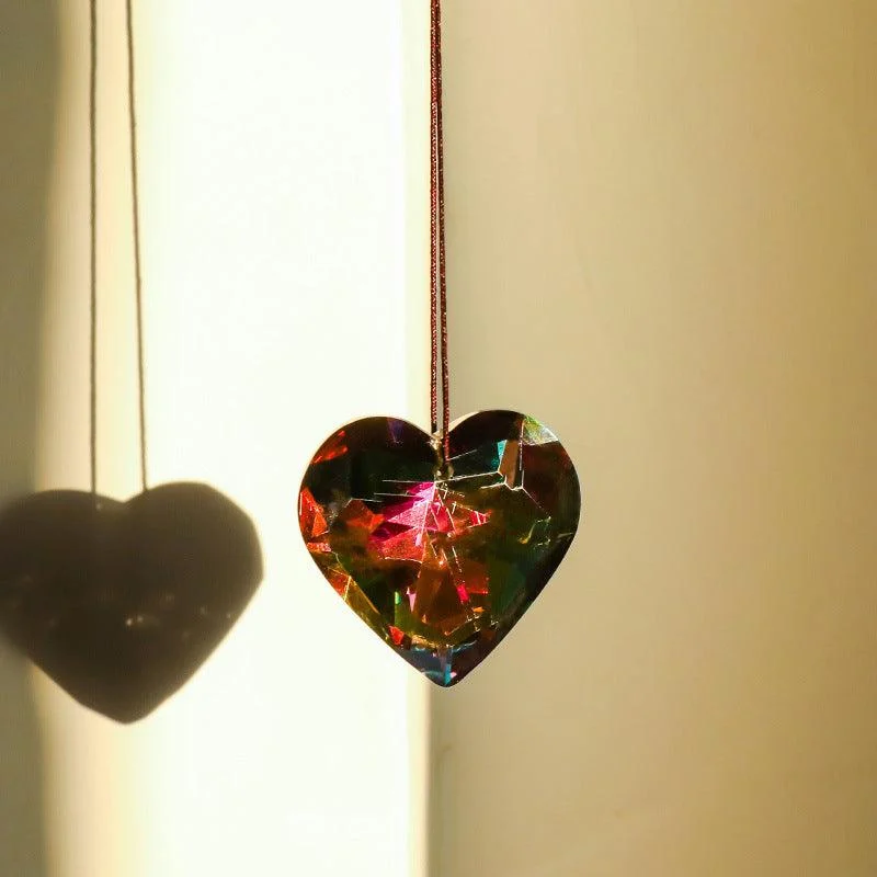 Hanging Heart Suncatcher Prism Crafts -  - #tag1#