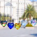 Hanging Heart Suncatcher Prism Crafts tag1