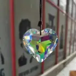 Hanging Heart Suncatcher Prism Crafts tag1