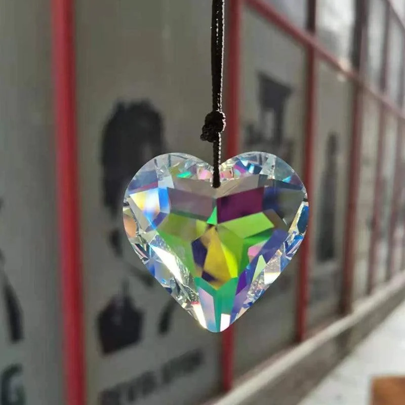 Hanging Heart Suncatcher Prism Crafts -  - #tag1#