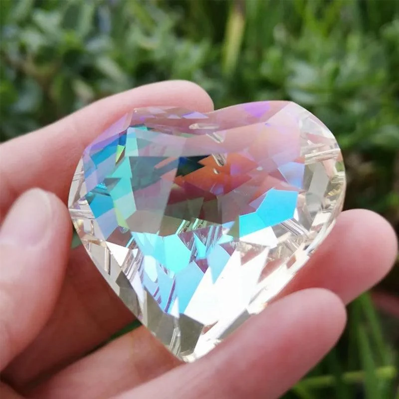 Hanging Heart Suncatcher Prism Crafts -  - #tag1#