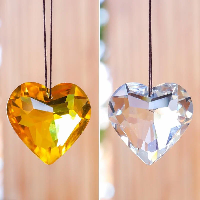 Hanging Heart Suncatcher Prism Crafts -  - #tag1#