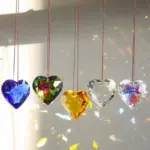 Hanging Heart Suncatcher Prism Crafts tag1