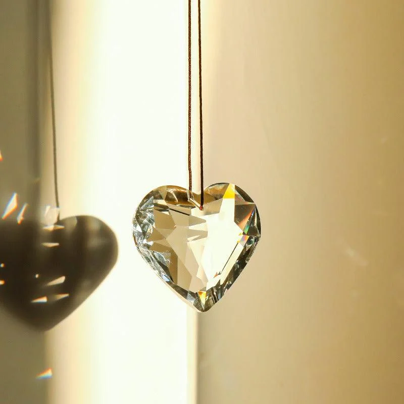 Hanging Heart Suncatcher Prism Crafts -  - #tag1#