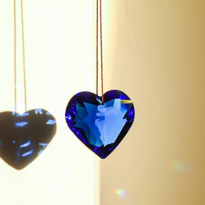 Hanging Heart Suncatcher Prism Crafts -  - #tag1#