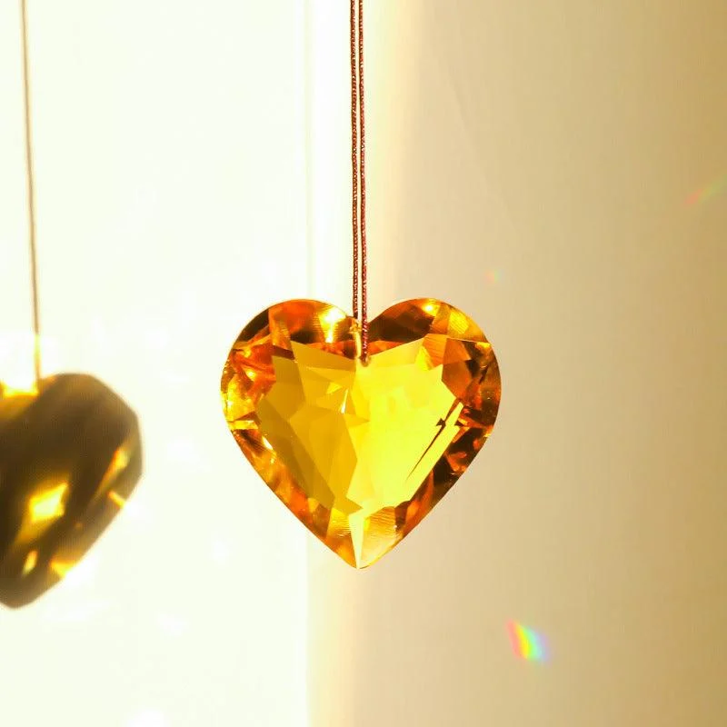 Hanging Heart Suncatcher Prism Crafts -  - #tag1#