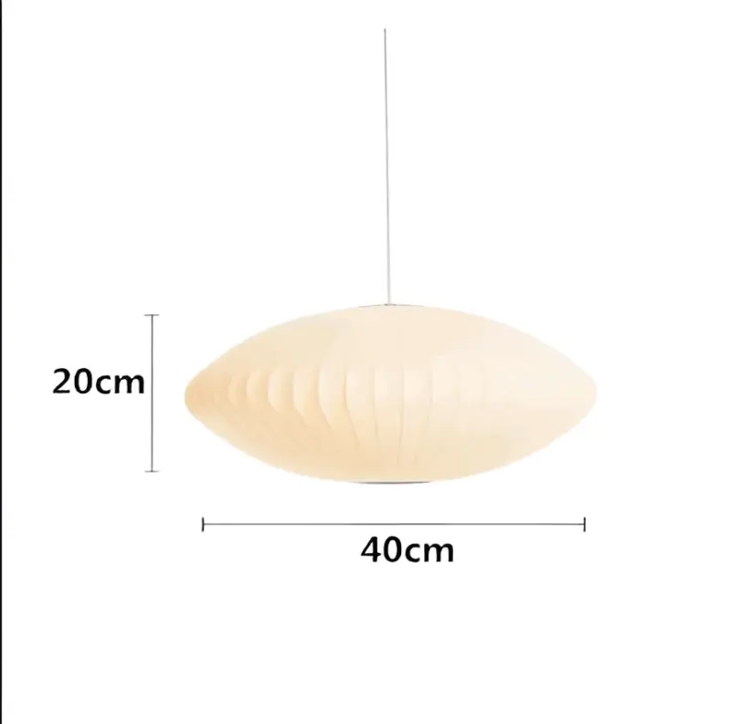Hanging Lamp SilkGlow Minimalist Design Loft Lantern tag1