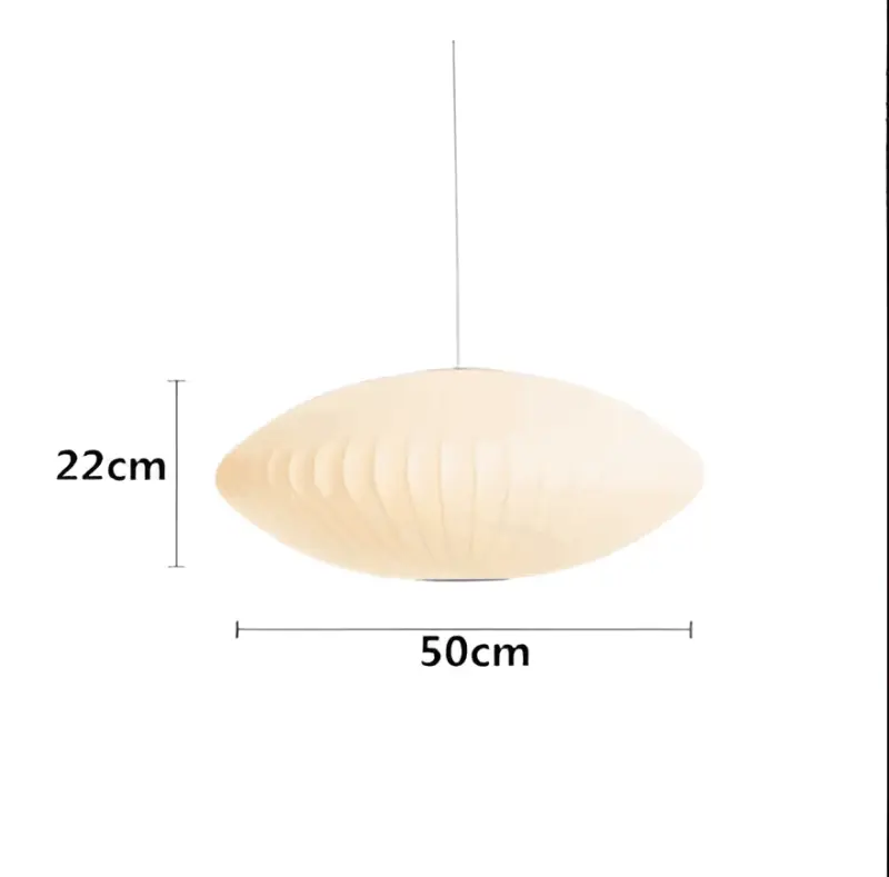 Hanging Lamp SilkGlow Minimalist Design Loft Lantern tag1