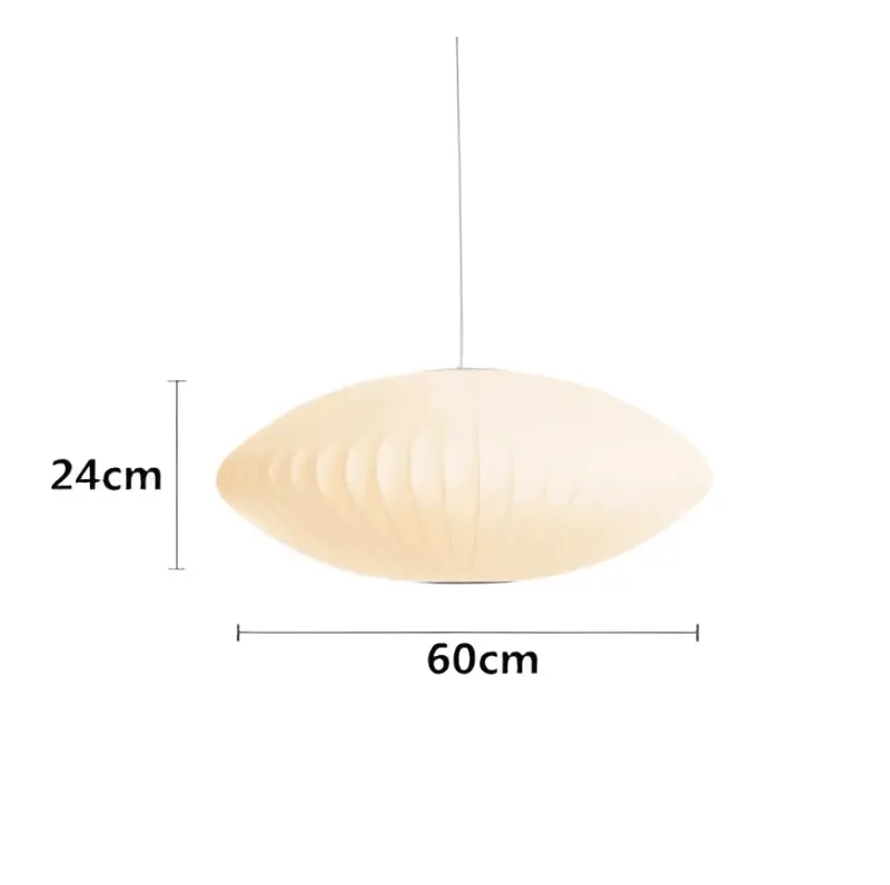 Hanging Lamp SilkGlow Minimalist Design Loft Lantern tag1