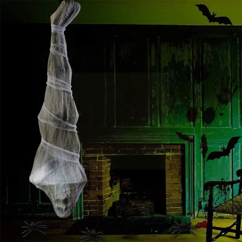 Hanging Mummy Halloween Decoration tag1