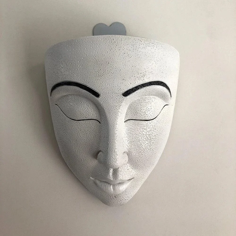 Hanging Plant Pot - Visage - Resin Human Face - Wall Decoration -  - #tag1#