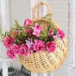 Hanging Rattan Basket tag1