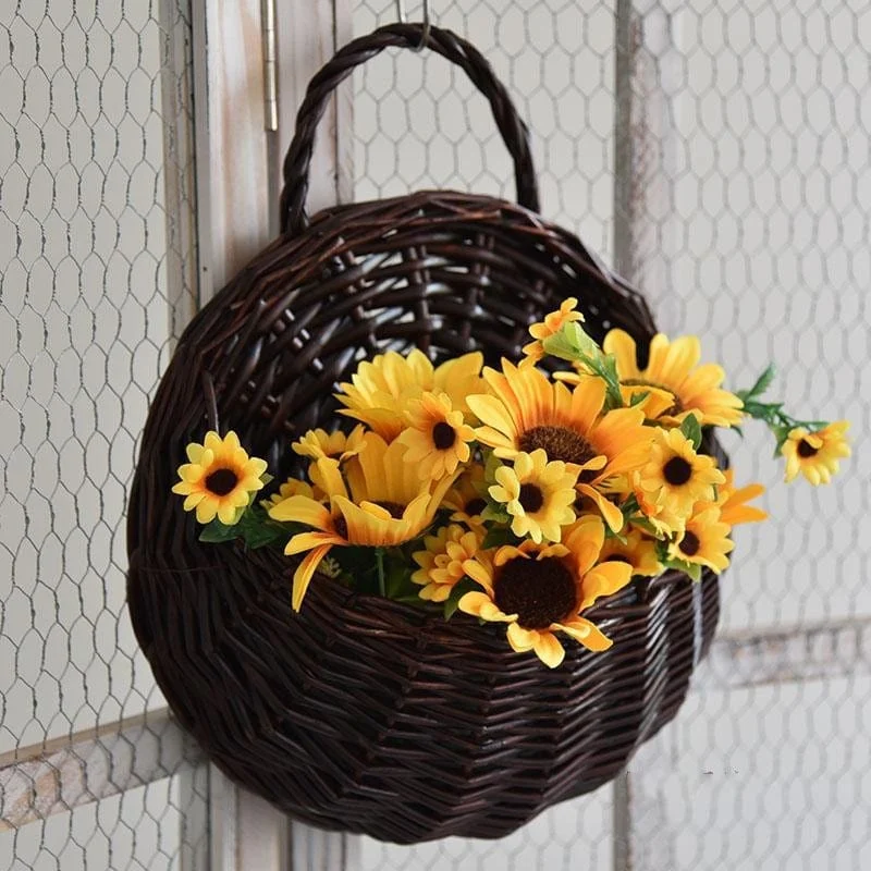 Hanging Rattan Basket -  - #tag1#