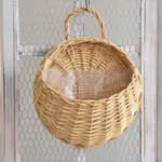 Hanging Rattan Basket tag1