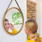 Hanging Round Mirror tag1