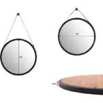 Hanging Round Mirror tag1