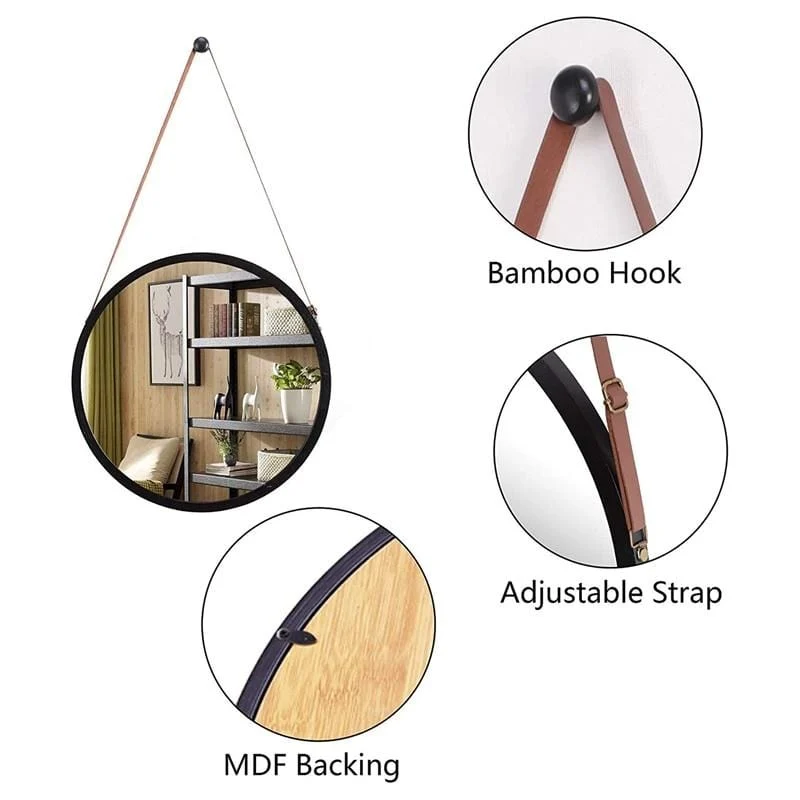 Hanging Round Mirror -  - #tag1#