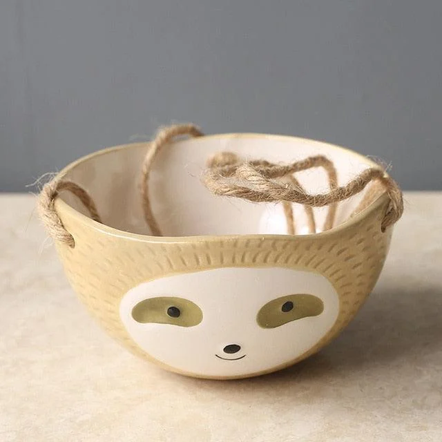 Hanging Sloth Planter -