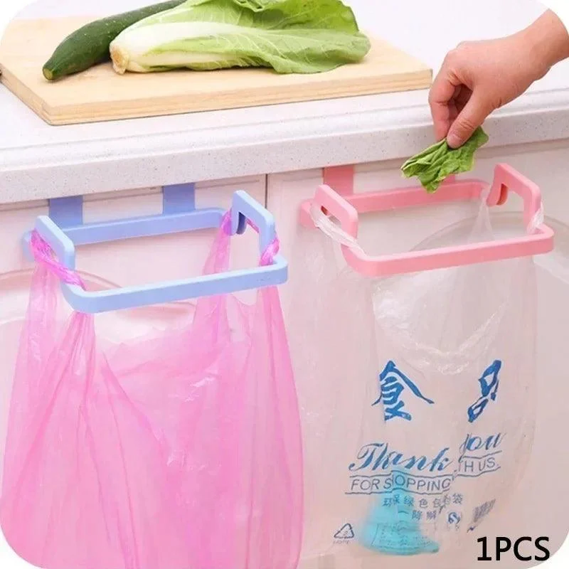 Hanging Trash Bag Rack: Portable Kitchen Organizer -