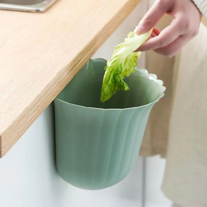 Hanging Trash Can, Kitchen Waste Bin for Cabinet Door -  - #tag1#