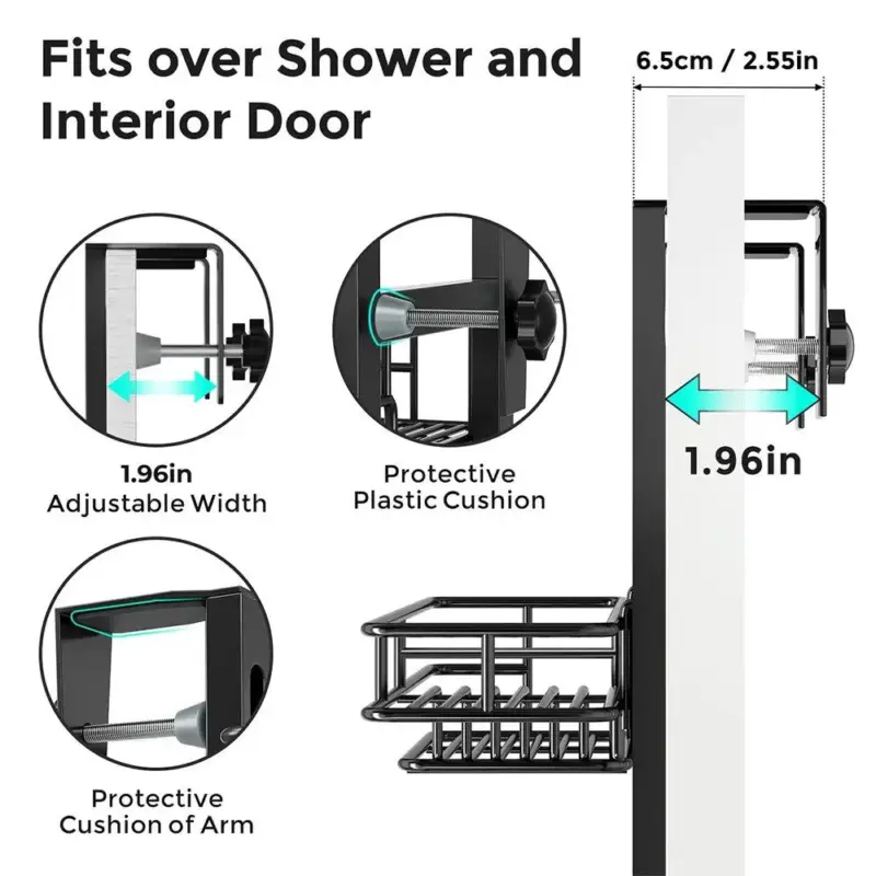 Hanging and Over Door Shower Caddies tag1