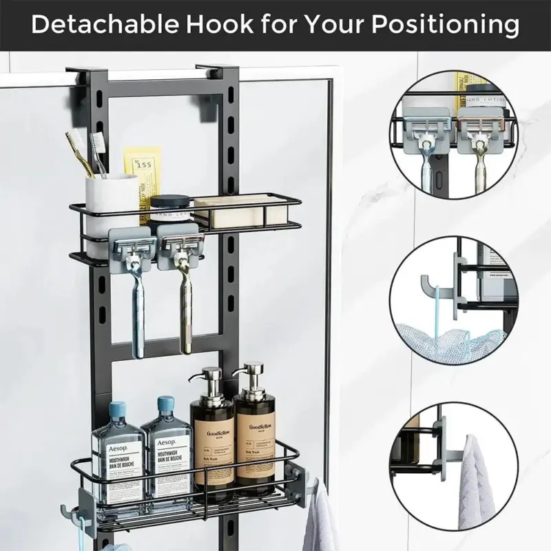 Hanging and Over Door Shower Caddies tag1