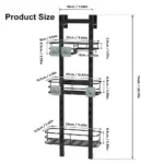 Hanging and Over Door Shower Caddies tag1