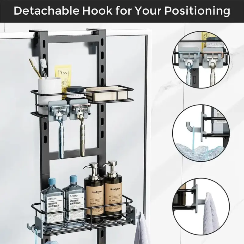 Hanging and Over Door Shower Caddies tag1
