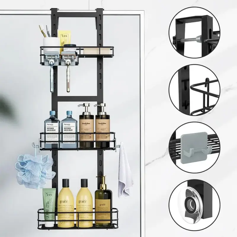 Hanging and Over Door Shower Caddies tag1