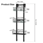 Hanging and Over Door Shower Caddies tag1