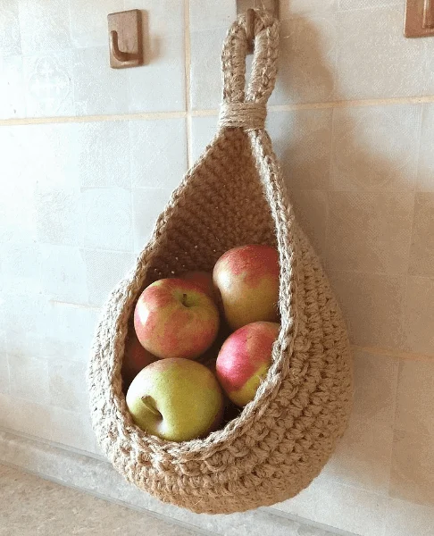Hanging basket - EcoWeave - Fruit and vegetable storage - On the Wall -  - #tag1#