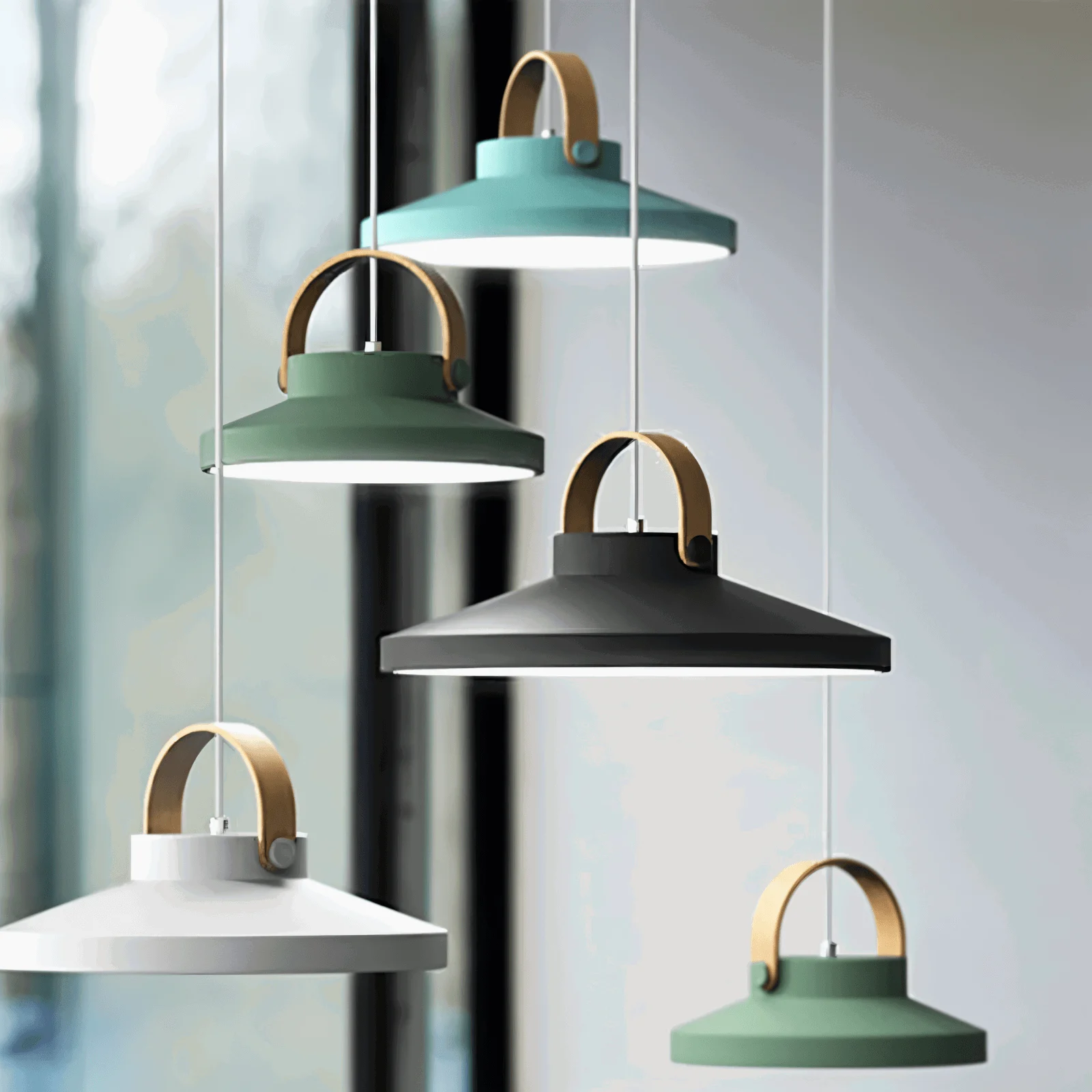 Hanging lamp - Nordic - Modern LED - Wood imitation -  - #tag1#
