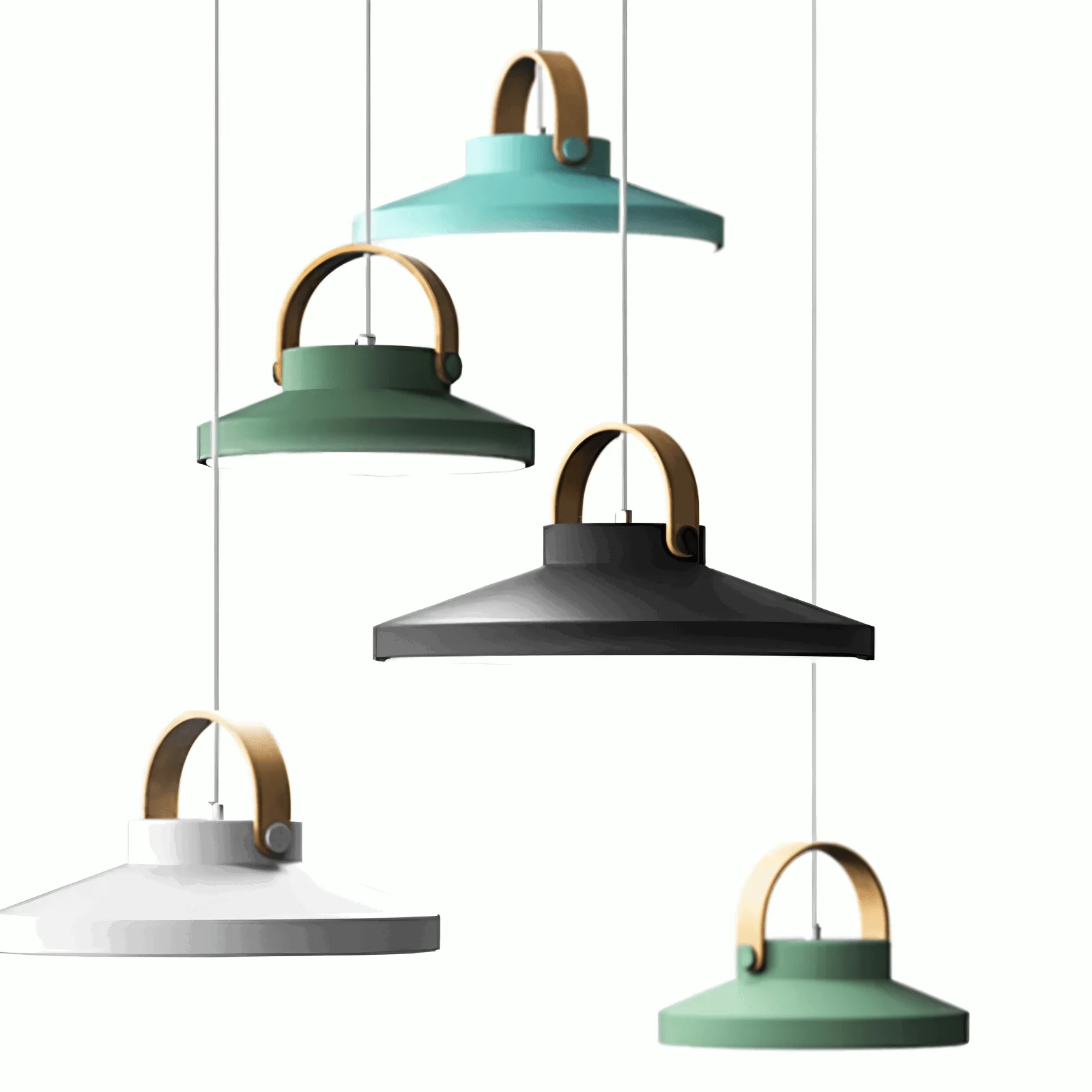 Hanging lamp - Nordic - Modern LED - Wood imitation -  - #tag1#