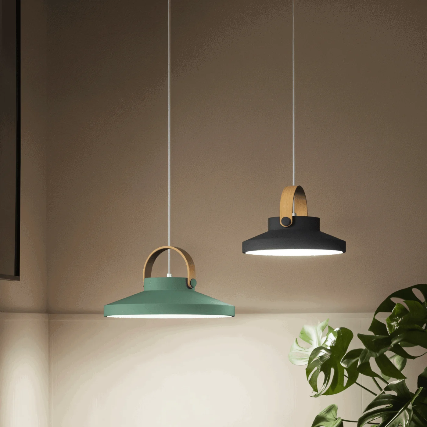 Hanging lamp - Nordic - Modern LED - Wood imitation -  - #tag1#